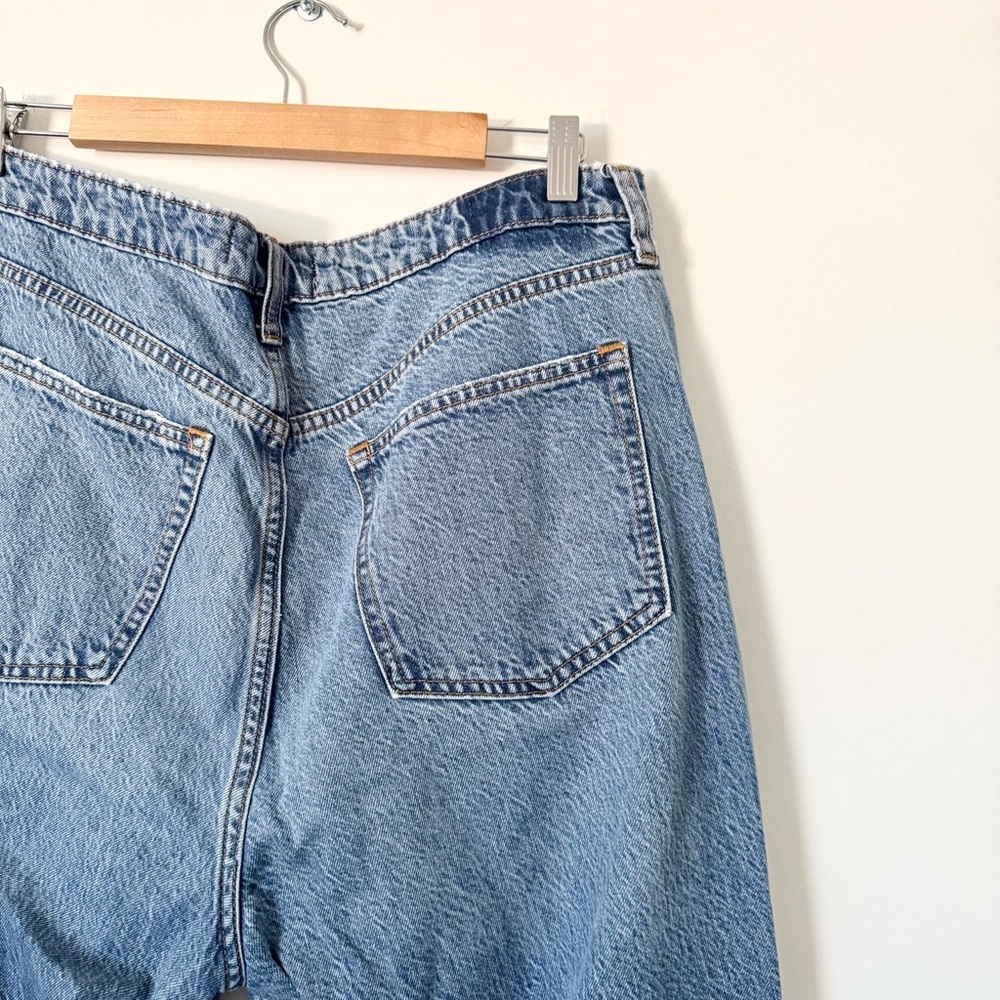 Abercrombie & Fitch Curve Love High Rise Loose Jean Size 14/32 - Picture 13 of 15